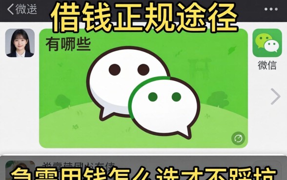 微信里面可以借钱的正规途径有哪些?急需用钱怎么选才不踩坑?