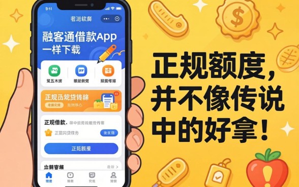 我试了类似融e通借款app下载一样的正规网贷软件,发现额度并不像传说中那么好拿