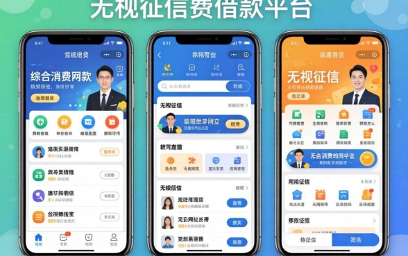 我试了几个综合消费借款平台，发现无视征信的网贷其实没那么可怕