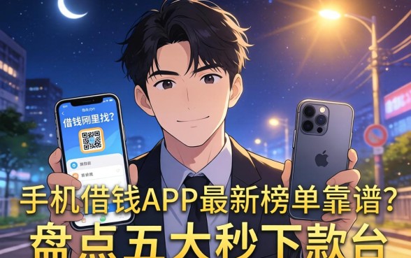 深夜急需用钱哪里找？手机借钱app最新榜单靠谱吗？盘点五大秒下款平台