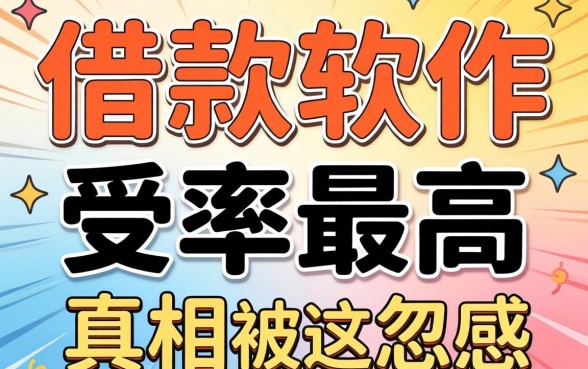 什么借款软件通过率最高?别被广告忽悠,真相在这里