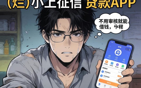 我翻烂了不上征信的贷款app，发现不用审核就能借钱的软件真相太残酷