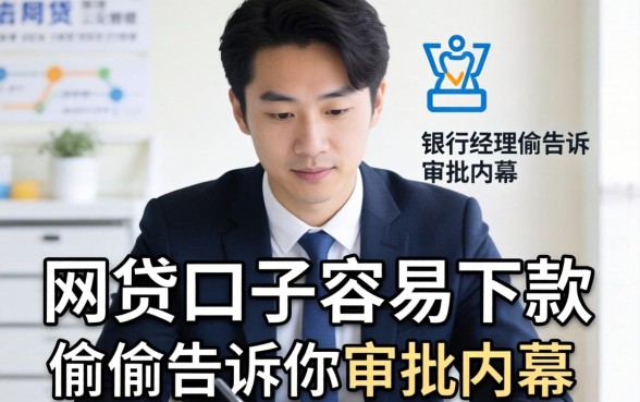 哪些网贷口子容易下款呢？银行经理偷偷告诉你审批内幕