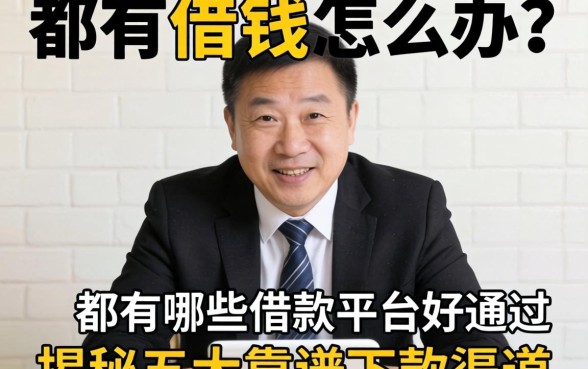 急需用钱怎么办？都有哪些借款平台好通过的？揭秘五大靠谱下款渠道