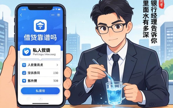 私人借钱软件靠谱吗？银行经理告诉你里面的水有多深