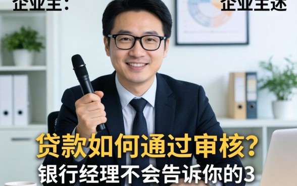 小企业主亲述：贷款如何通过审核？银行经理不会告诉你的3个细节