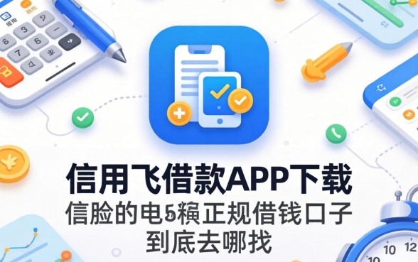 类似信用飞借款app下载一样正规的借钱口子，到底去哪找？