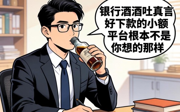 银行经理酒后吐真言:好下款的小额平台根本不是你想的那样