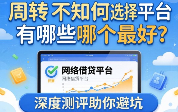 急需周转却不知如何选择?网络借贷平台有哪些哪个最好?深度测评助你避坑