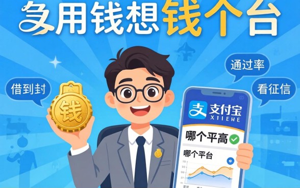 急用钱想把钱借到支付宝，哪个平台通过率高且不看征信？