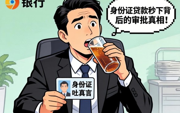 银行经理酒后吐真言：身份证贷款秒下背后的审批真相