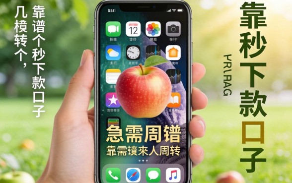 手持苹果手机急需周转,求推荐几个靠谱的秒下款口子!