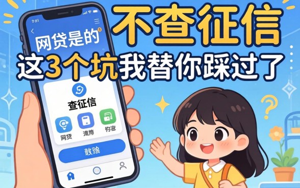 揭秘有哪些网贷是不查征信的软件,这3个坑我替你踩过了