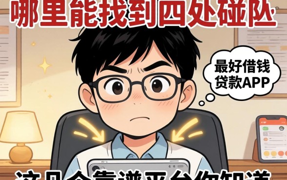 急需用钱却四处碰壁？哪里能找到最好借钱的贷款app？这几个靠谱平台你知道吗？