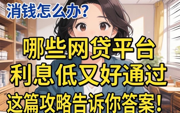 急需用钱怎么办?哪些网贷平台利息低又好通过?这篇攻略告诉你答案!