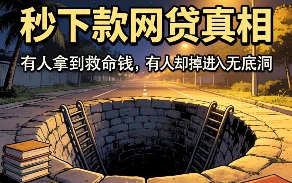 深夜秒下款的网贷真相：有人拿到救命钱，有人却掉进无底洞