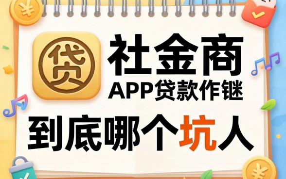 类似陆金所app一样的贷款软件,到底哪个不坑人?