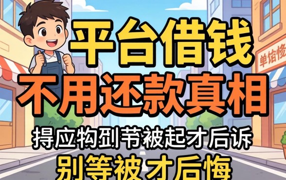 揭秘哪些平台借钱不用还款的真相,别等被起诉才后悔