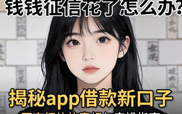 急需用钱征信花了怎么办?揭秘app借款新口子 不查征信的真相与实操指南