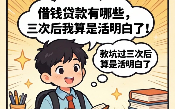 最好借钱的贷款有哪些?被坑过三次后我算是活明白了