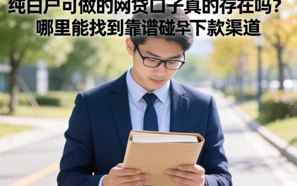 刚步入社会急需用钱却四处碰壁？纯白户可做的网贷口子真的存在吗？哪里能找到靠谱的下款渠道？