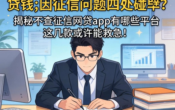 急需用钱却因征信问题四处碰壁？揭秘不查征信的网贷app有哪些平台，这几款或许能救急！
