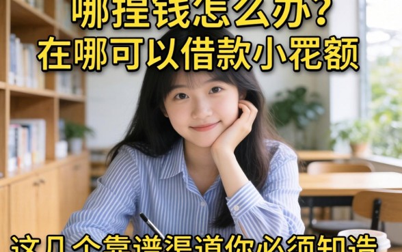 急需用钱怎么办？在哪可以借款小额度？这几个靠谱渠道你必须知道