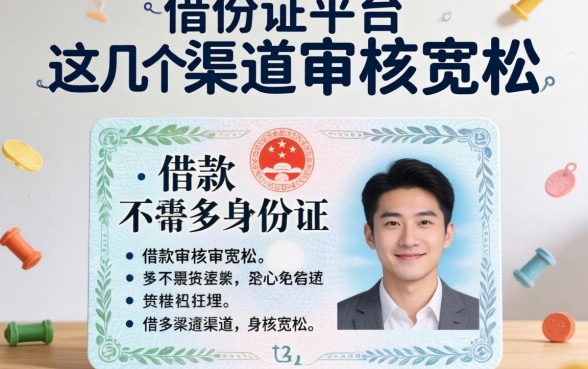 揭秘借款不需要身份证的平台，这几个渠道审核宽松