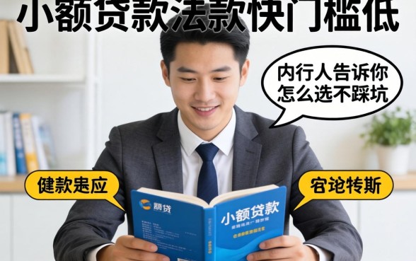哪种小额贷款放款快门槛低?内行人告诉你怎么选不踩坑