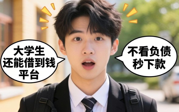 我试了大学生还能借到钱的平台和不看负债秒下款的网贷平台，结果有点意外