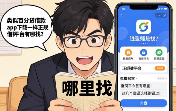 急需用钱哪里找？类似百分贷借款app下载一样正规的借钱平台有哪些？这几个靠谱选择别错过！