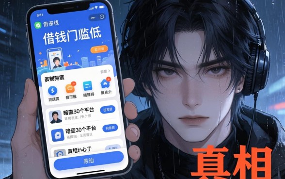 哪个app好借钱门槛低点？我暗访了30个平台，真相扎心了