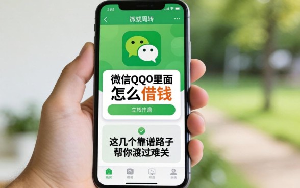 手头紧想周转？微信QQ里面怎么借钱？这几个靠谱路子帮你渡过难关