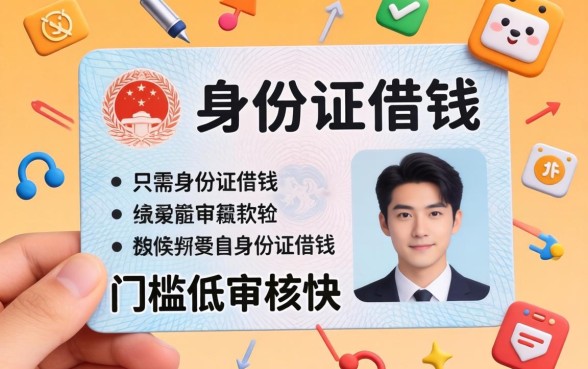 盘点几个只需身份证借钱的软件，门槛低审核快
