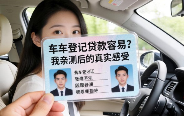 有小车登记证贷款这么容易？我亲测后的真实感受