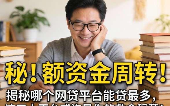急需大额资金周转？揭秘哪个网贷平台能贷最多，这五大平台或许是你的救命稻草！