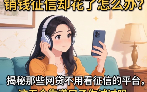 急需用钱征信却花了怎么办？揭秘那些网贷不用看征信的平台，这五个靠谱口子你试过吗？