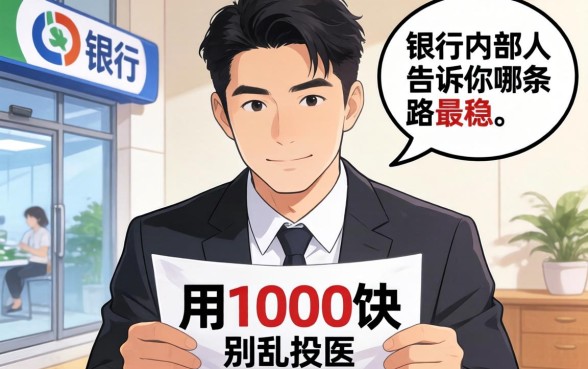 急用1000块别乱投医，银行内部人告诉你哪条路最稳