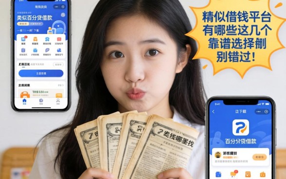 急需用钱哪里找？类似百分贷借款app下载一样正规的借钱平台有哪些？这几个靠谱选择别错过！