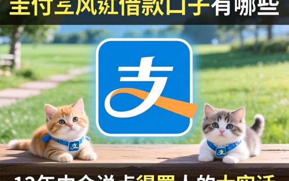 支付宝可以借款口子有哪些?12年中介说点得罪人的大实话