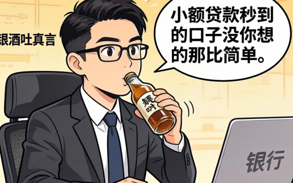 银行经理酒后吐真言：小额贷款秒到的口子没你想的那么简单