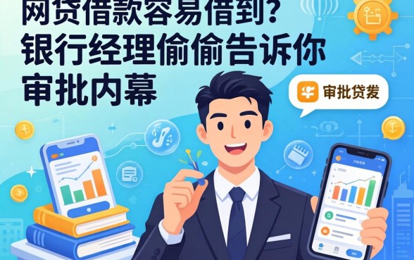 什么网贷借款容易借到?银行经理偷偷告诉你审批内幕
