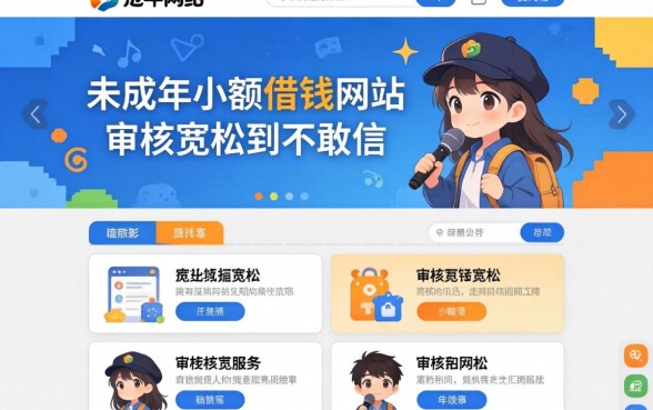 揭秘几个未成年小额借钱网站，审核宽松到不敢信