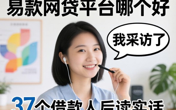 容易下款的网贷平台哪个好？我采访了37个借款人后说实话