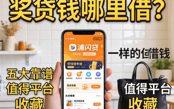 急需用钱哪里借？类似浦闪贷一样的借钱软件有哪些？这五大靠谱平台值得收藏