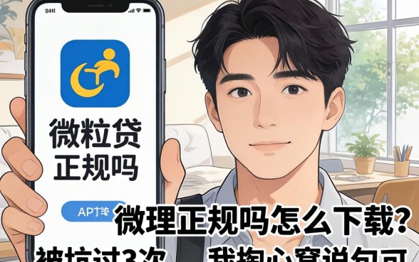 微粒贷app正规吗怎么下载?被坑过3次的我掏心窝说几句