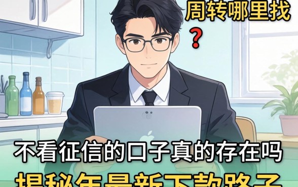 急需周转哪里找？不看征信的口子真的存在吗？揭秘2026年最新下款路子