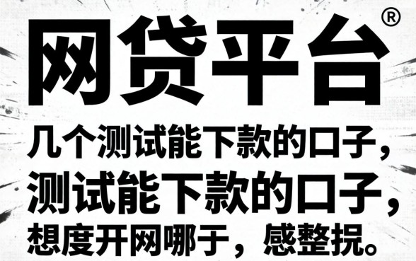 无视黑白的网贷平台有哪些？整理几个实测能下款的口子