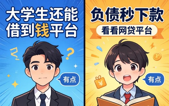 我试了大学生还能借到钱的平台和不看负债秒下款的网贷平台，结果有点意外