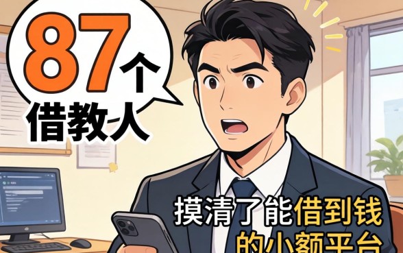 调查了87个借款人后，我摸清了能借到钱的小额平台的真相